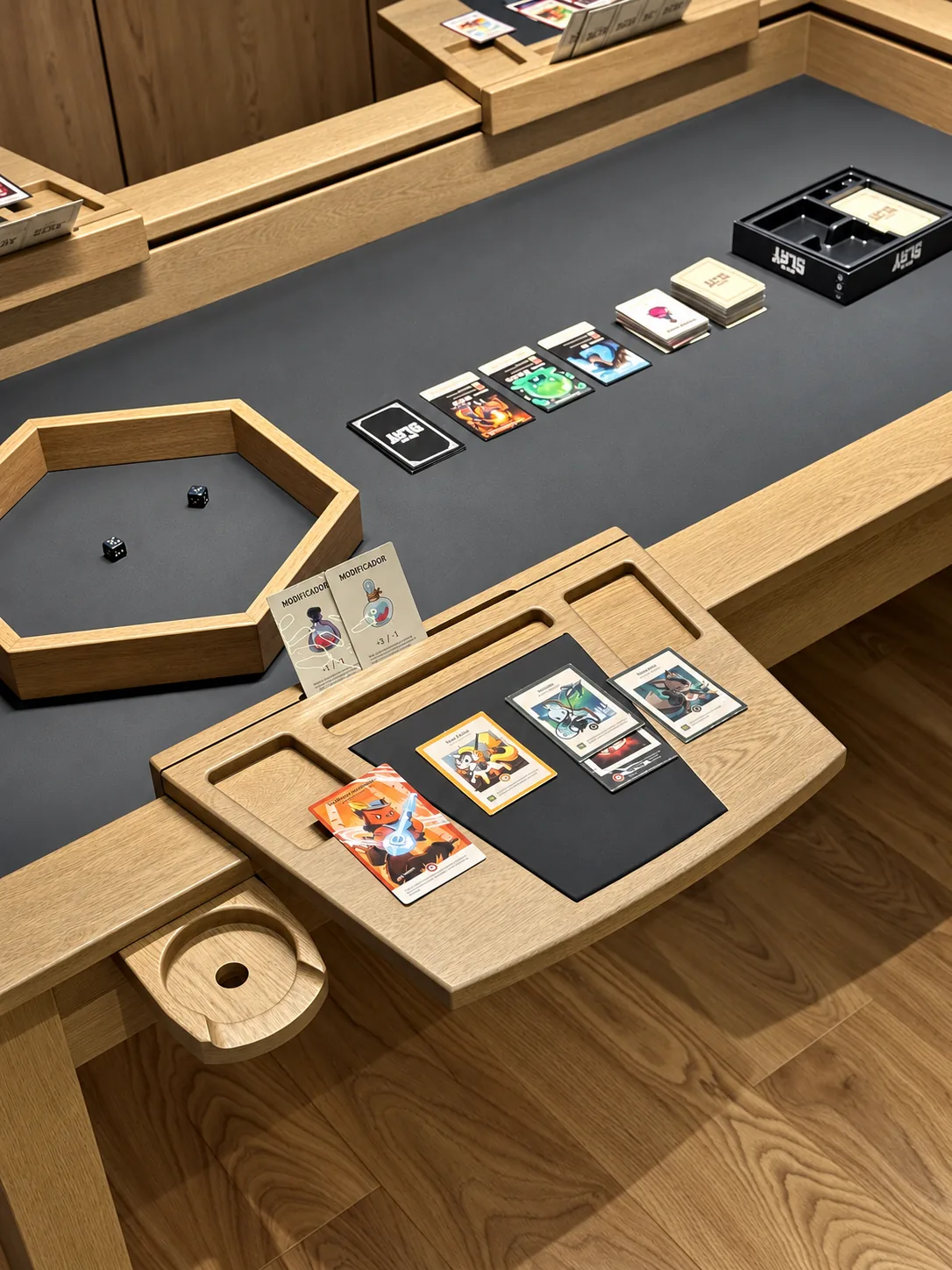 Casa Gascuña S&A – Detail of the custom-made game table