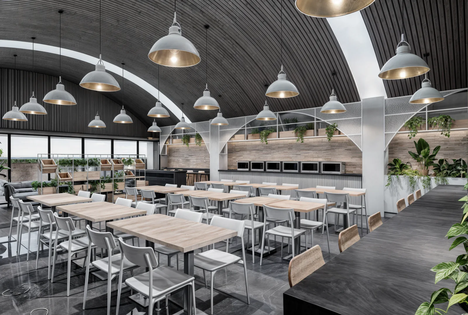 Maxicasa 05 – cafeteria with tables