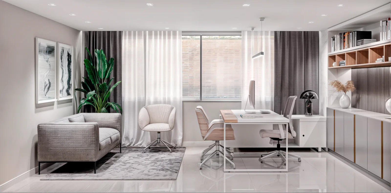Maxicasa 05 – private office with lounge area