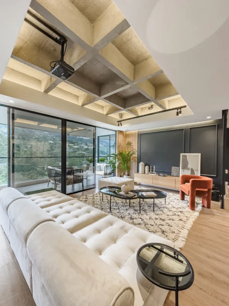 Tierra Grata – zona social del apartamento