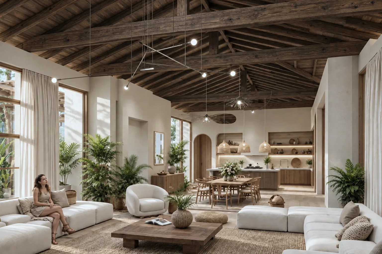 Casa La Estrella D&P – open-plan living, dining and kitchen area